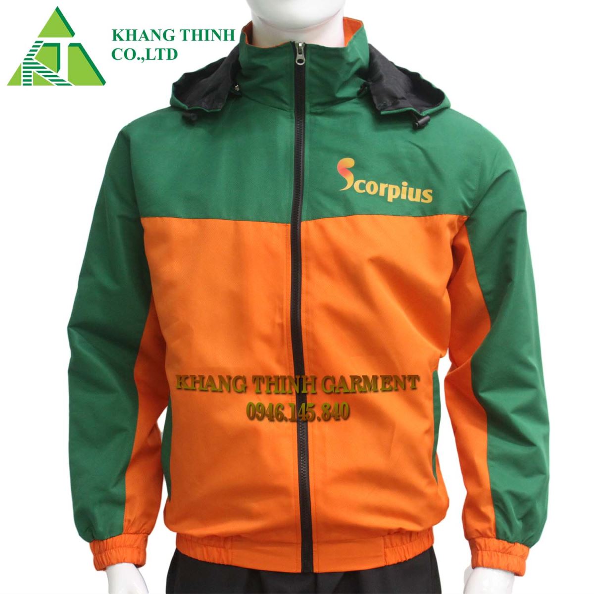 ÁO KHOÁC GIÓ ĐỒNG PHỤC SCORPIUS